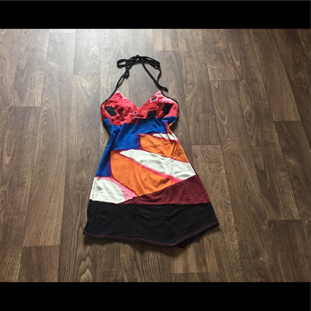 Flattering Summer Halter Dress 1